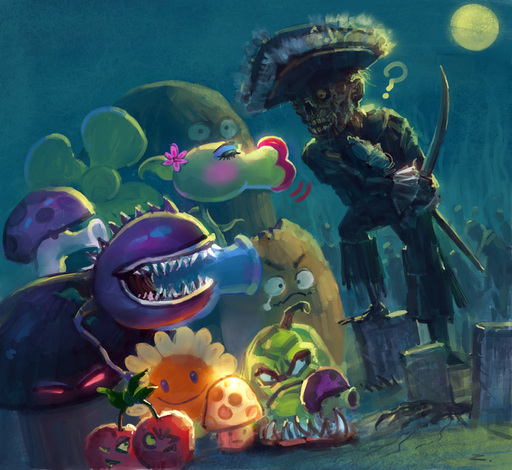 Plants vs. Zombies - Фан арт