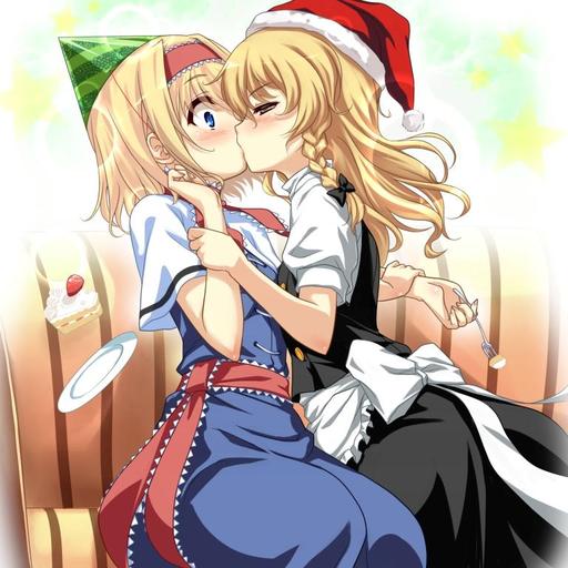 Touhou Project 08: Imperishable Night - Best Art of Touhou. Part III [Shoujo-Ai]