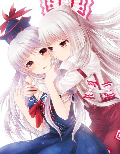 Touhou Project 08: Imperishable Night - Best Art of Touhou. Part III [Shoujo-Ai]