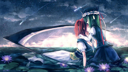 Touhou Project 08: Imperishable Night - Best Art of Touhou. Part III [Shoujo-Ai]